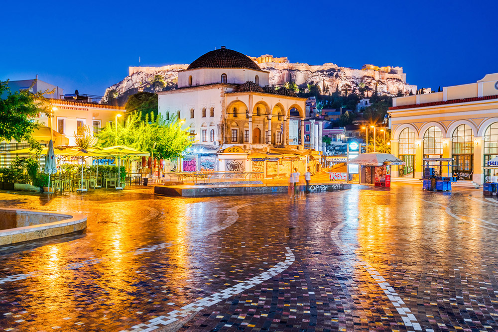 Monastiraki-by-night